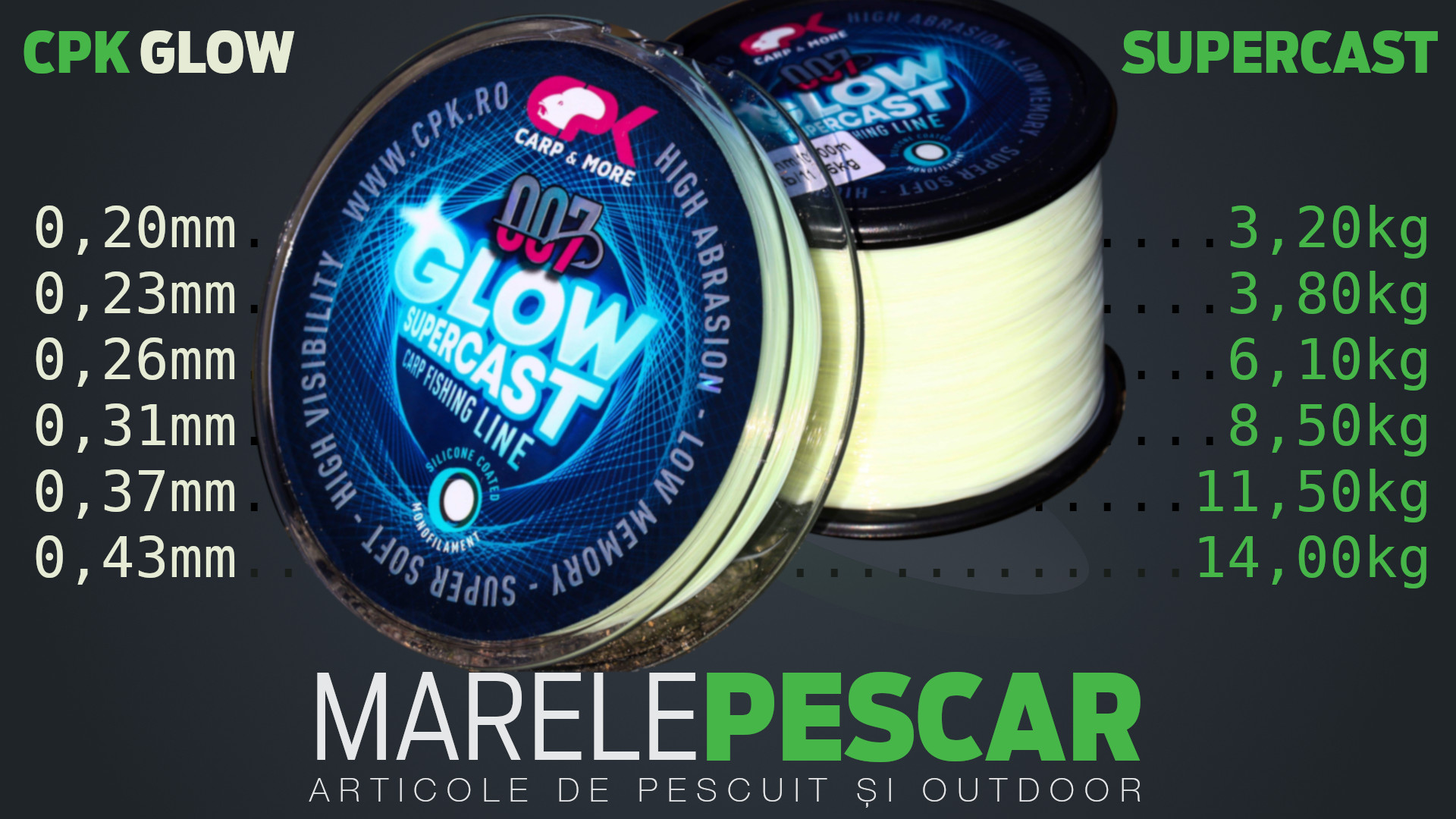 Monofilament CPK Glow Supercast