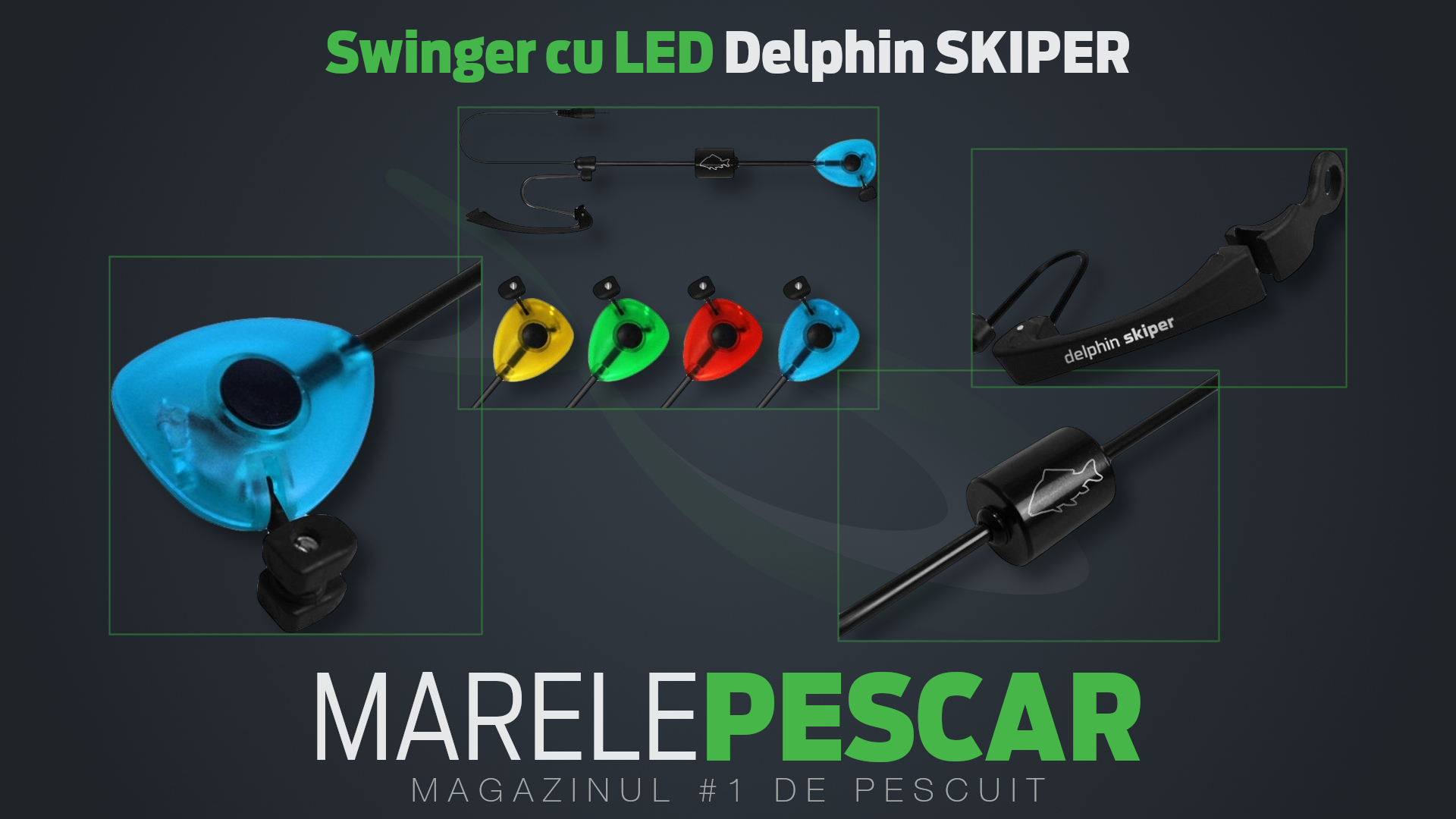 Swinger cu LED Delphin Skiper