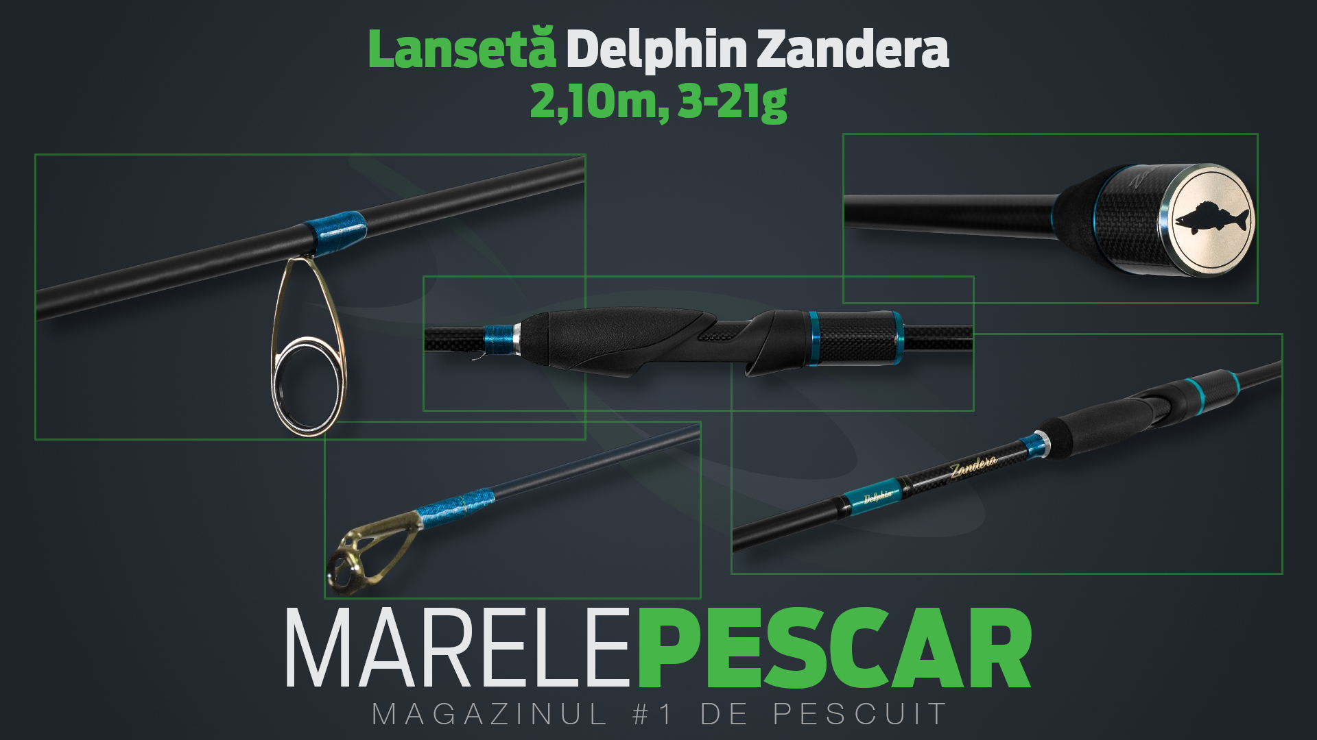Lansetă Delphin Zandera