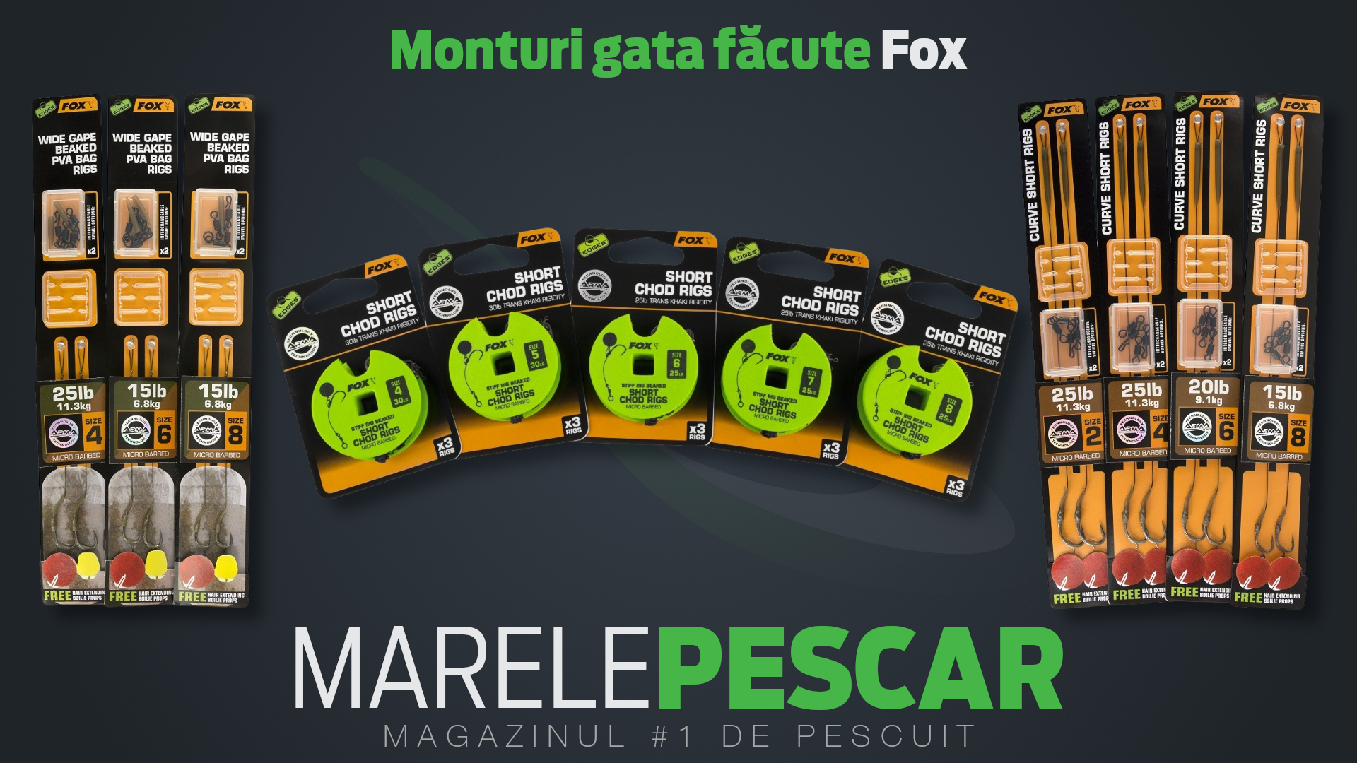 Monturi gata făcute Fox