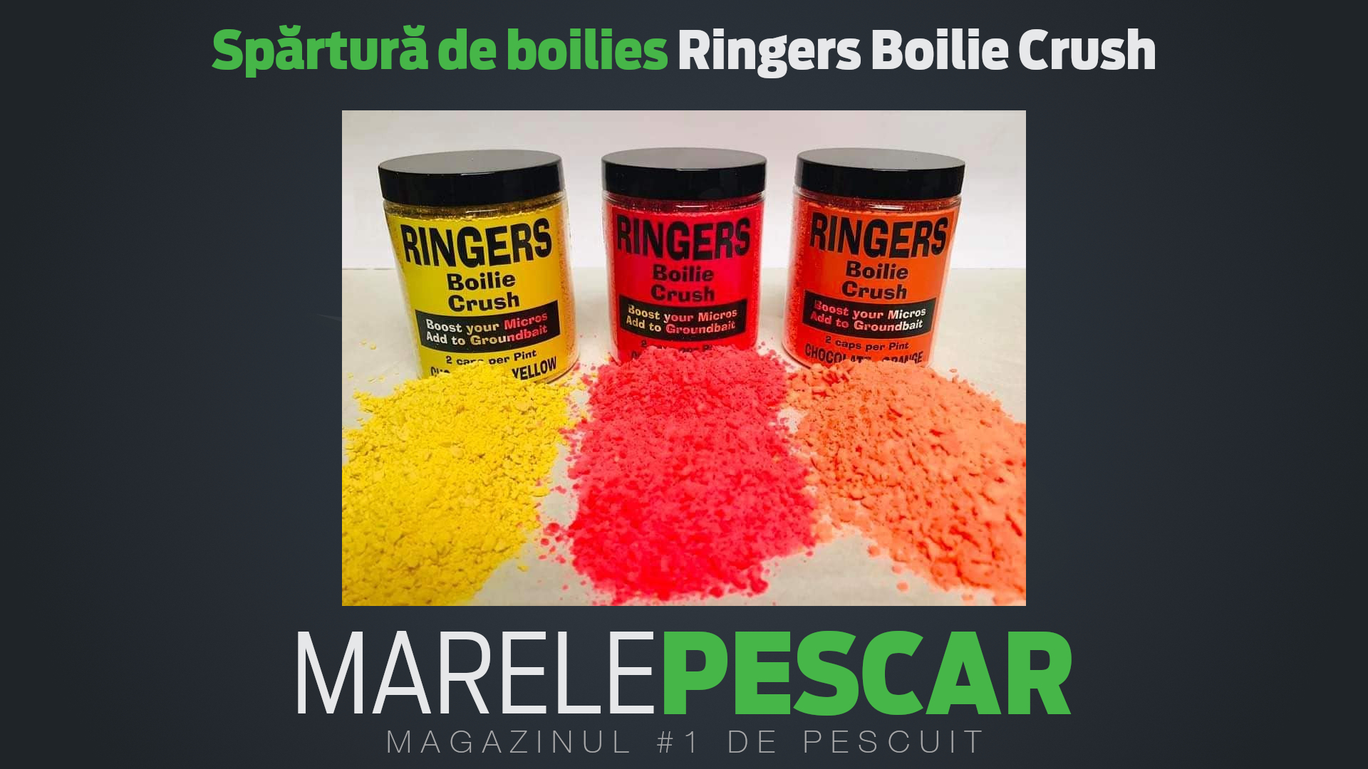 Spărtură de boilies Ringers Boilie Crush
