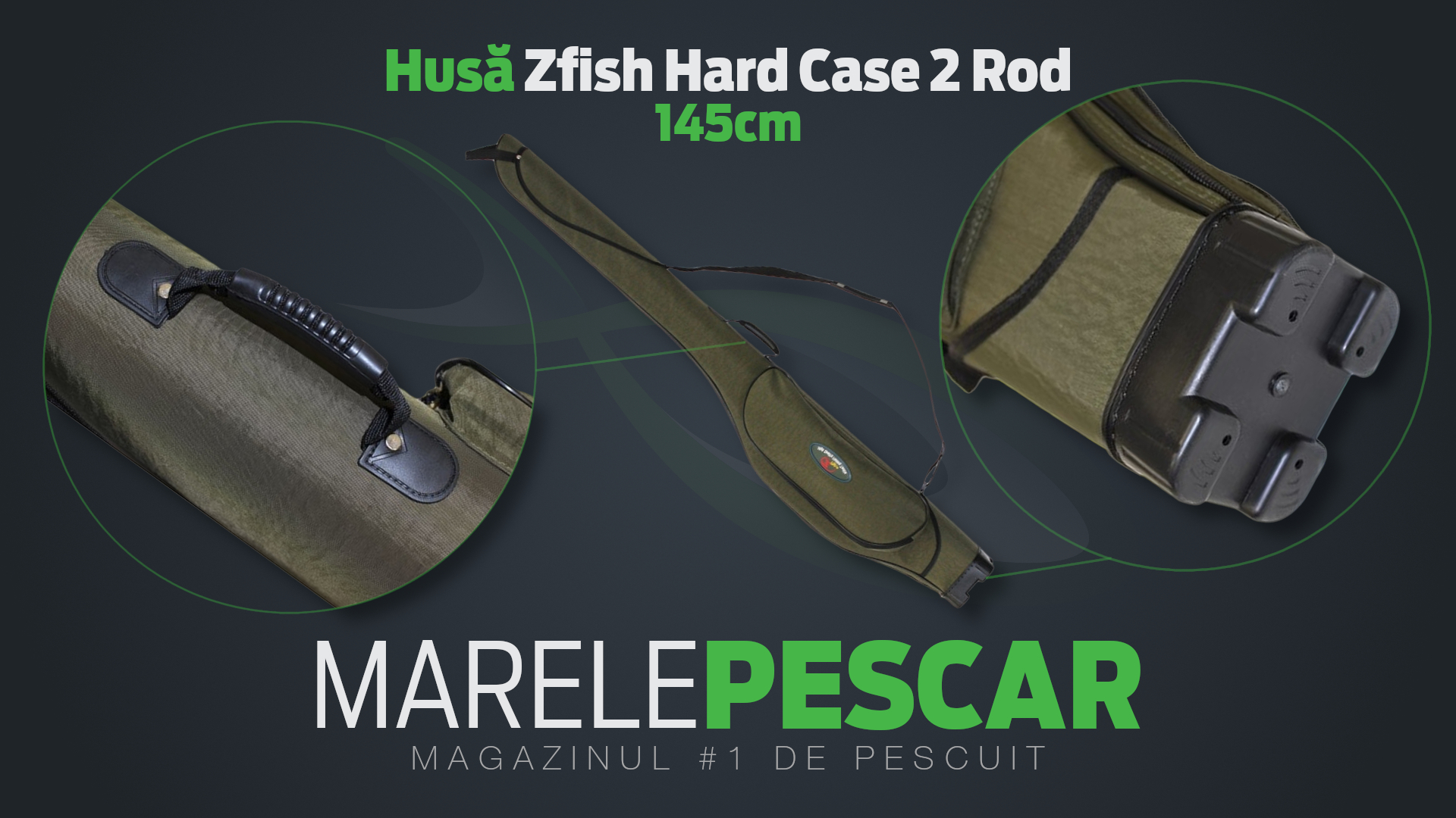 Husă Zfish Hard Case 2 Rod