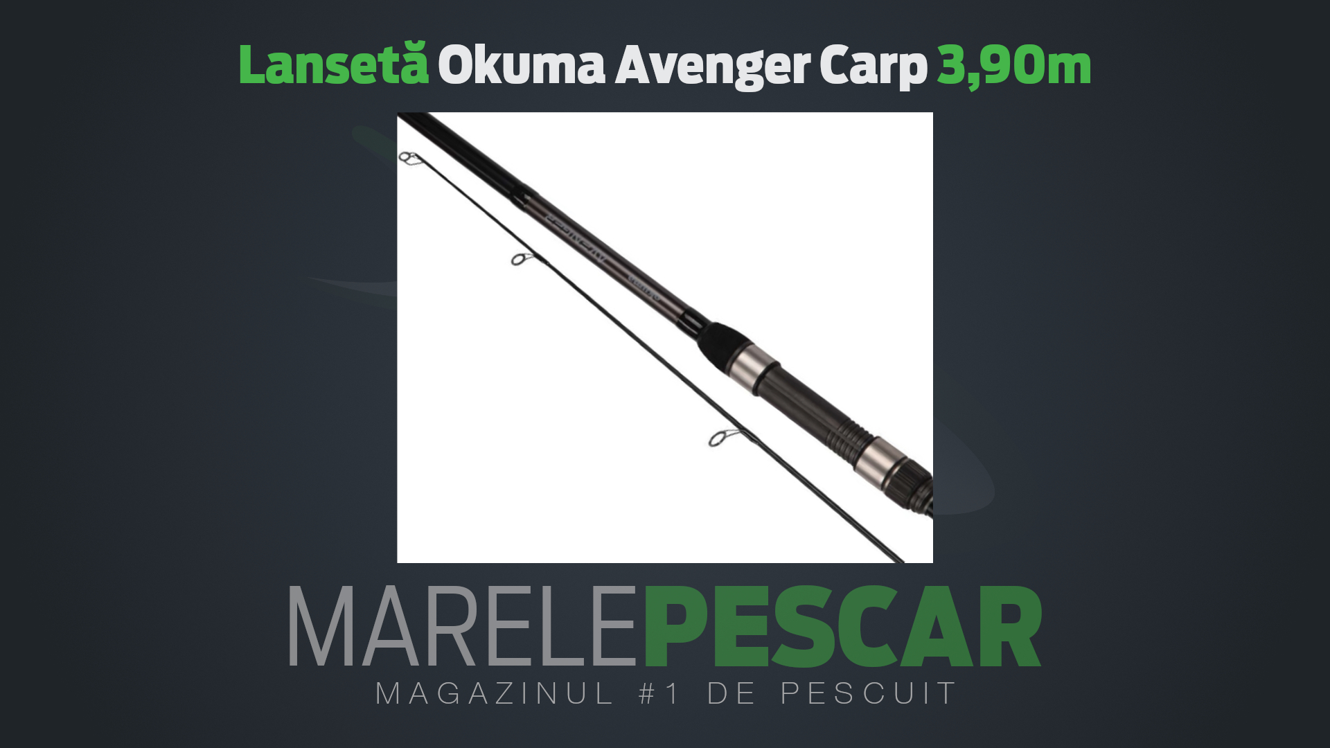 Lansetă Okuma Avenger Carp 3,90m