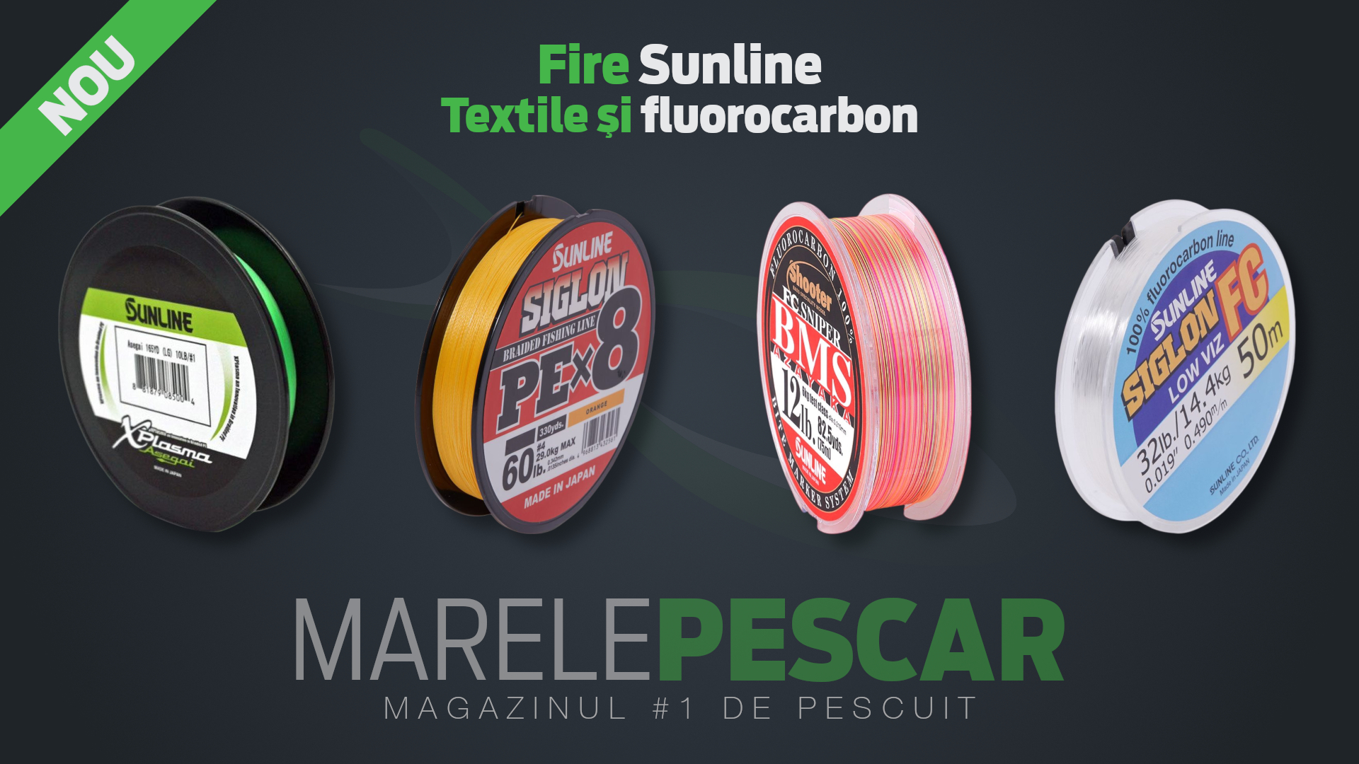 Fire textile și fluorocarbon Sunline
