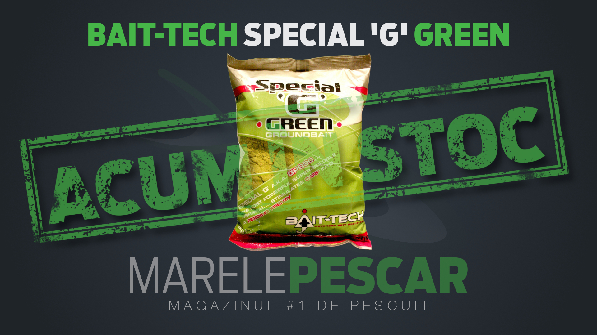 Groundbait Bait-Tech Special 'G' Green