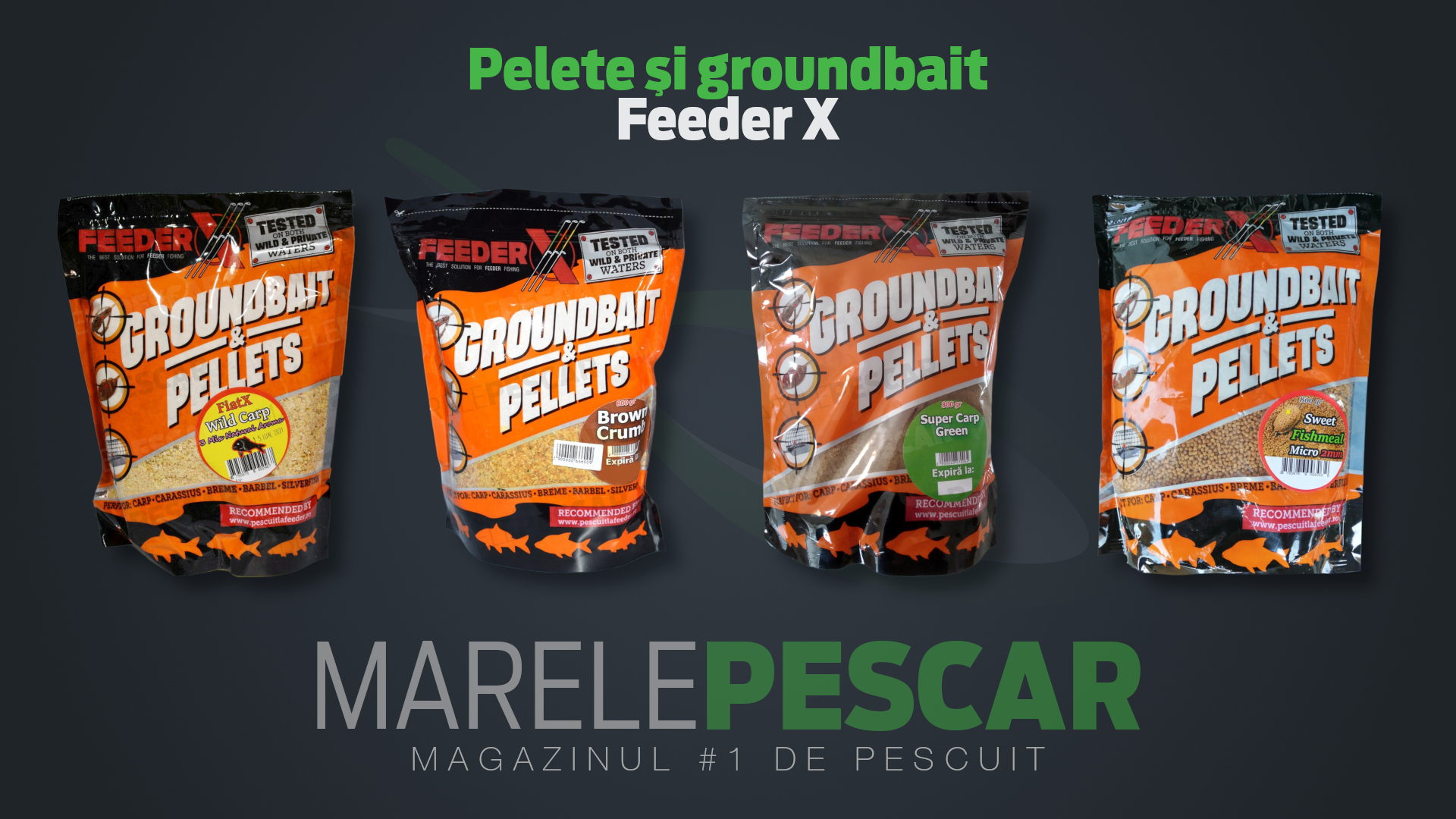 Pelete și groundbait Feeder X
