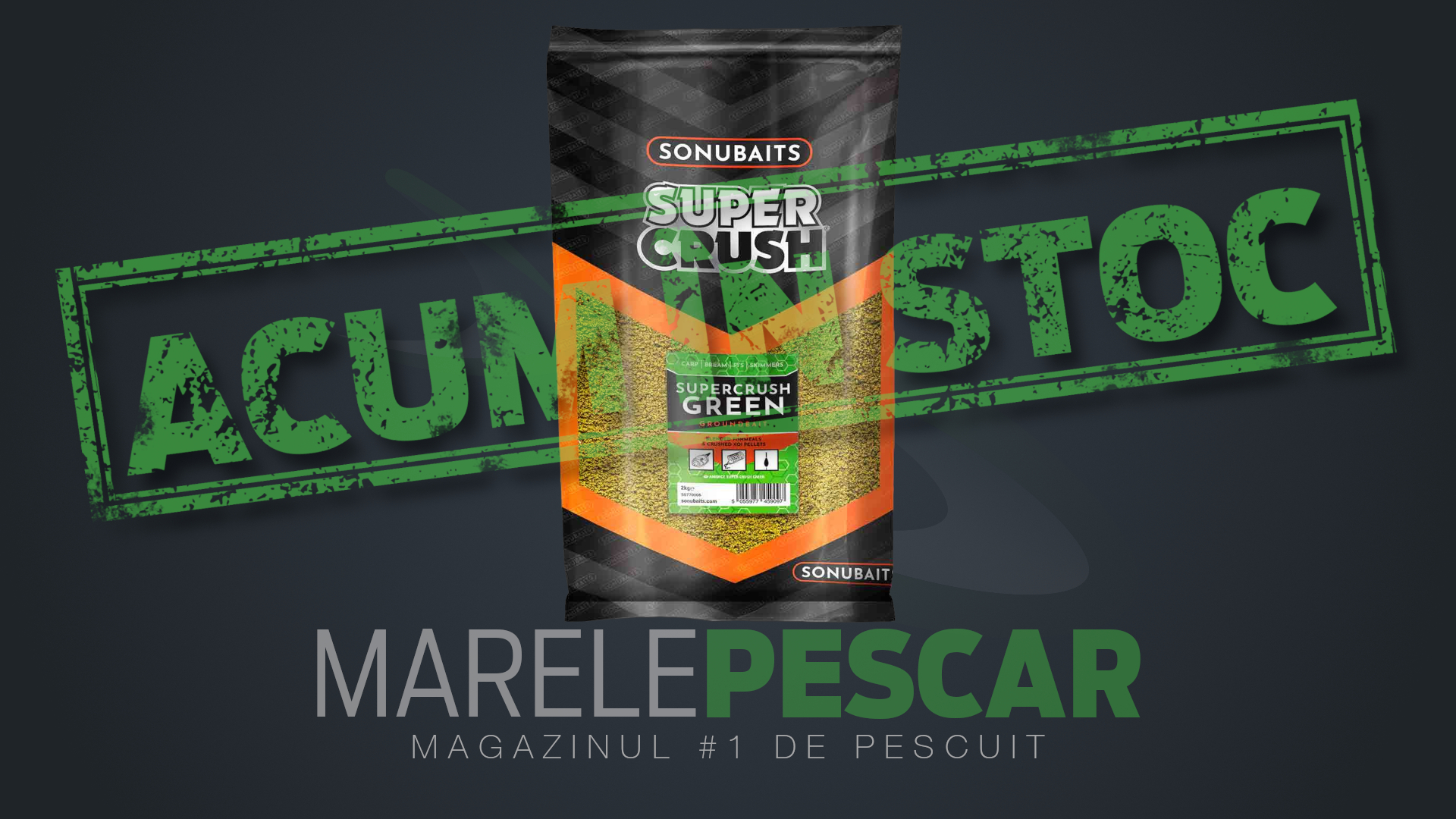 Groundbait Sonubaits Supercrush Green