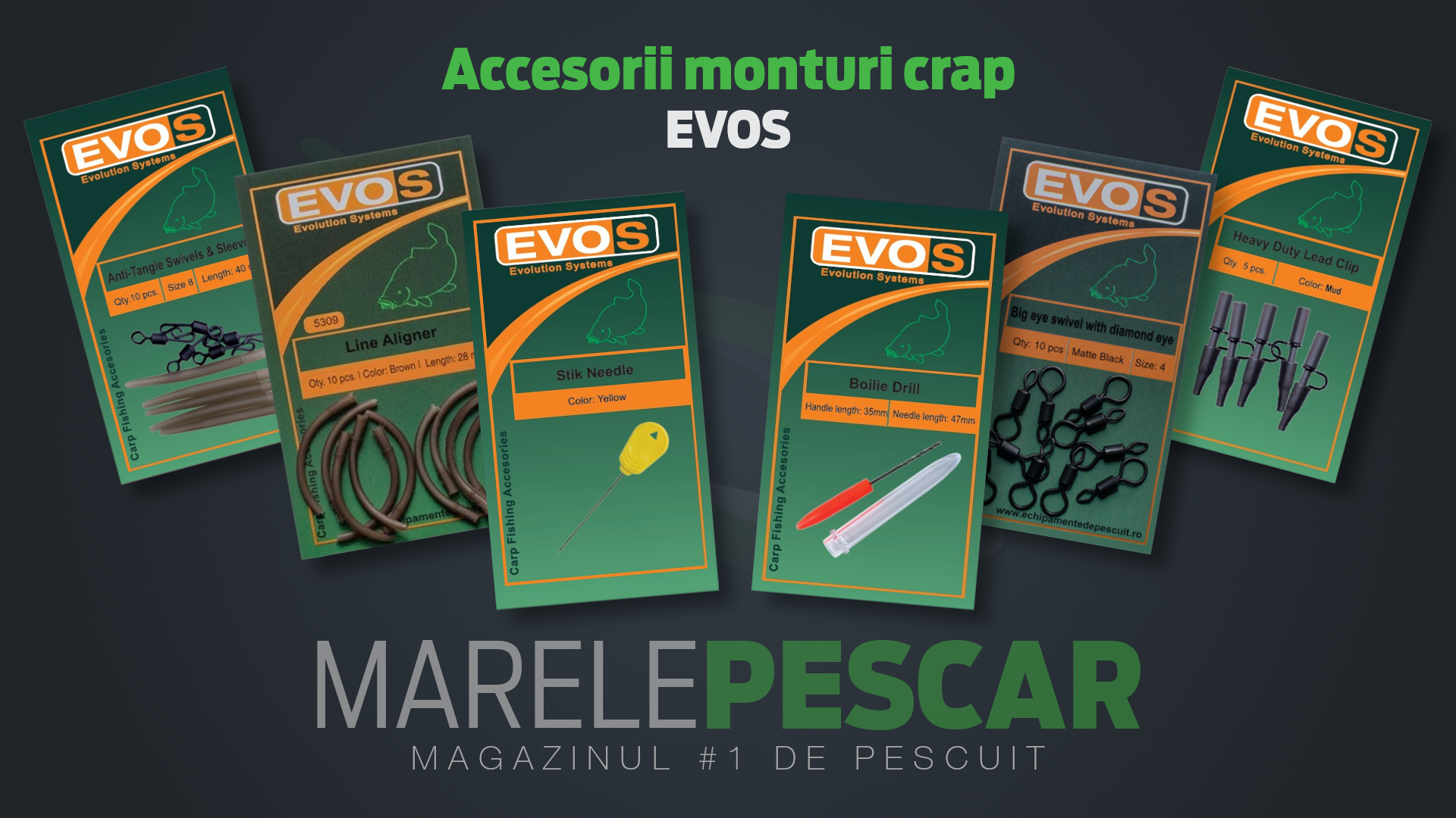Accesorii monturi crap Evos