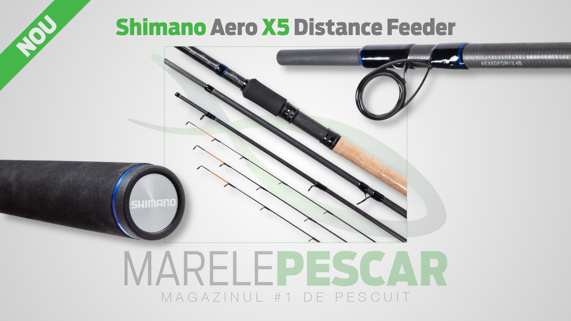 Lansete Shimano Aero X5 Distance Feeder