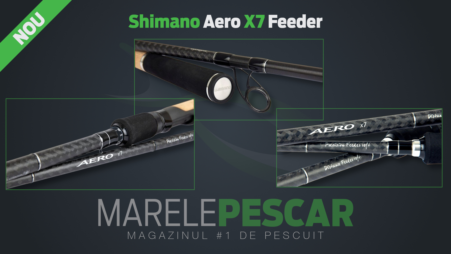 Lansete Shimano Aero X7 Feeder