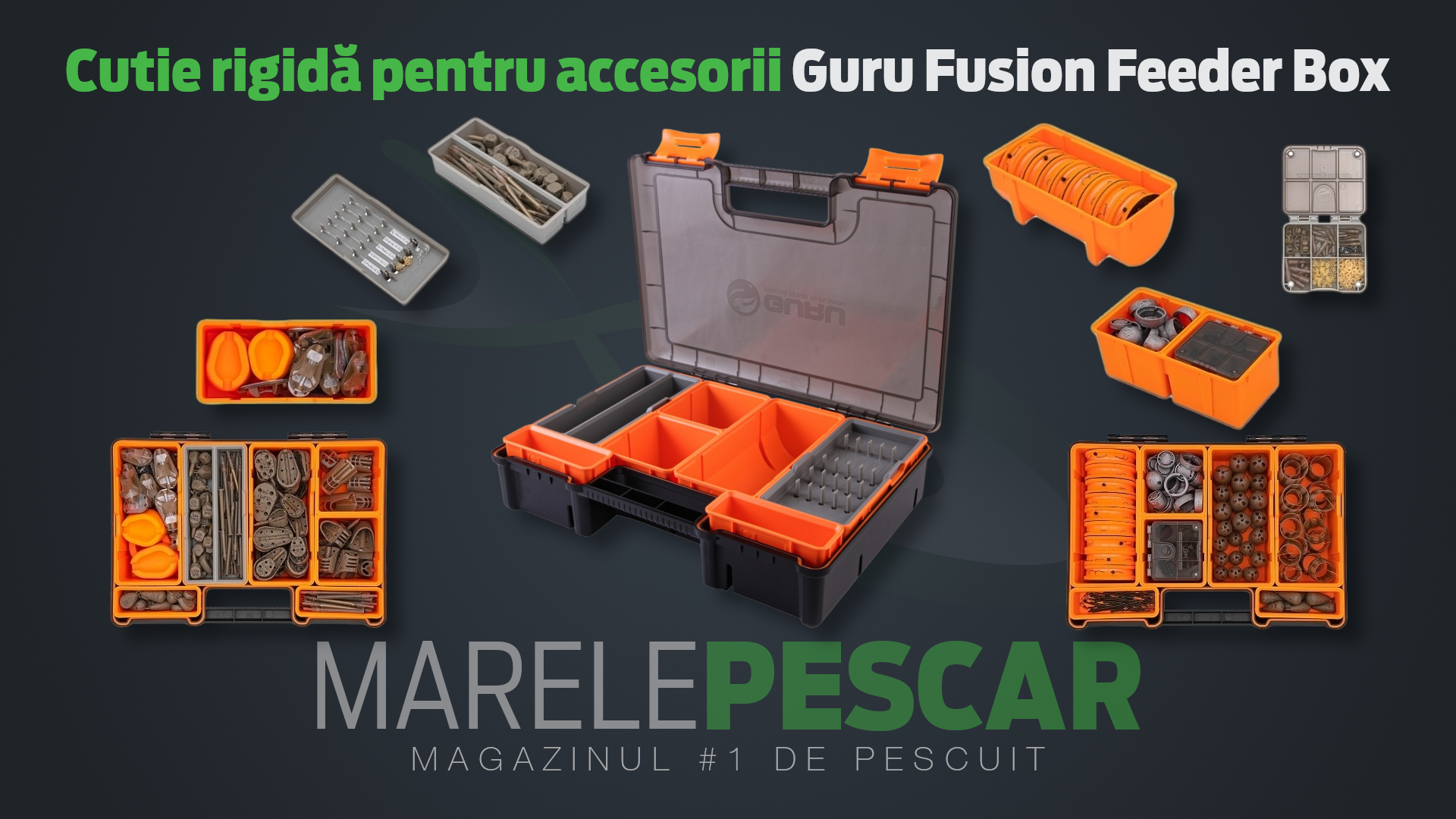 Cutie rigidă pentru accesorii Guru Fusion Feeder Box