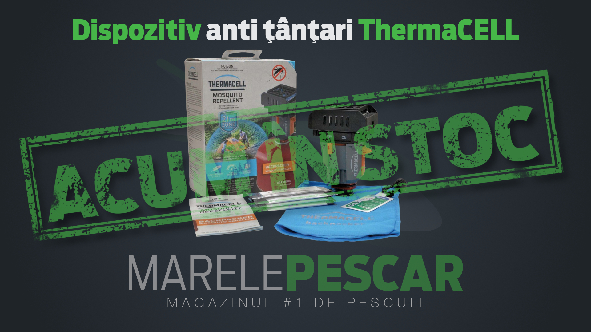Dispozitiv anti țânțari ThermaCELL (în stoc)