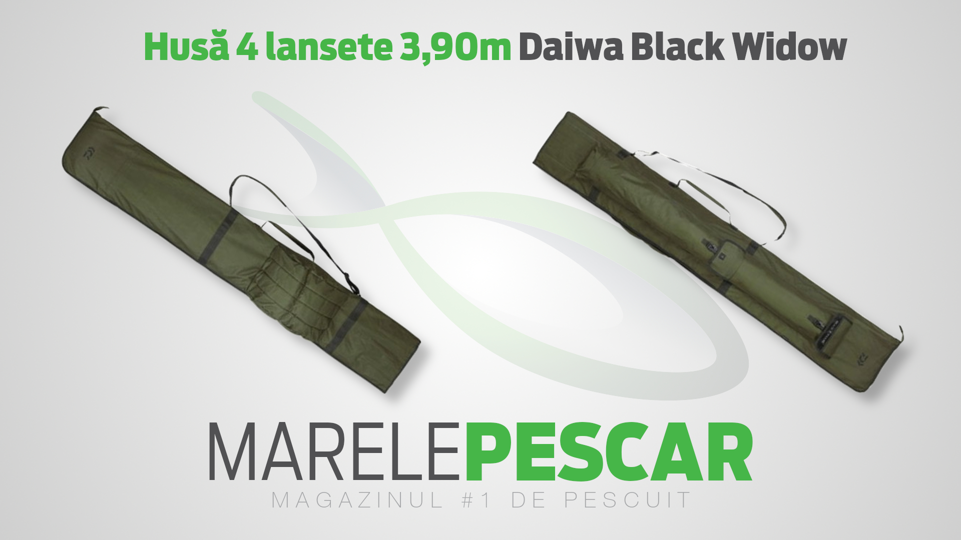 Husă 4 lansete 3,90m Daiwa Black Widow