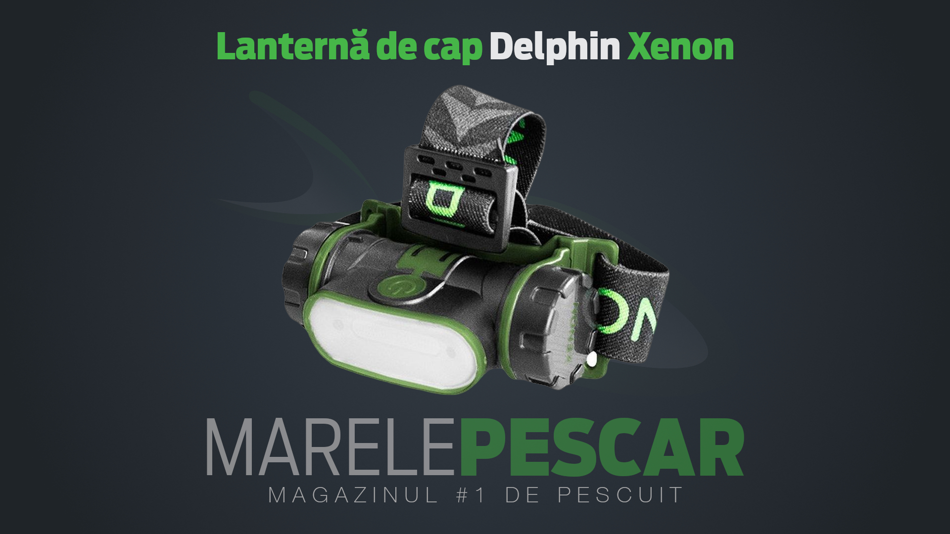 Lanternă de cap Delphin Xenon