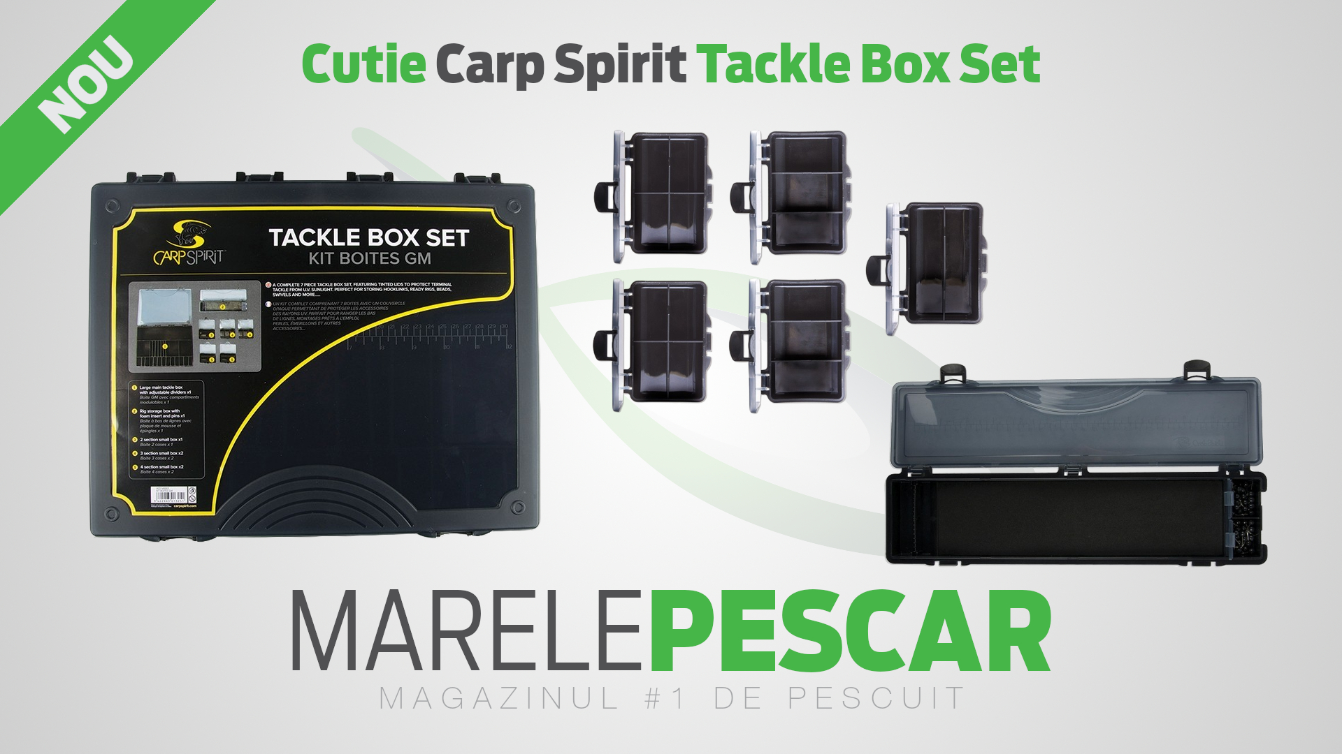Cutie multifuncțională Carp Spirit Tackle Box Set