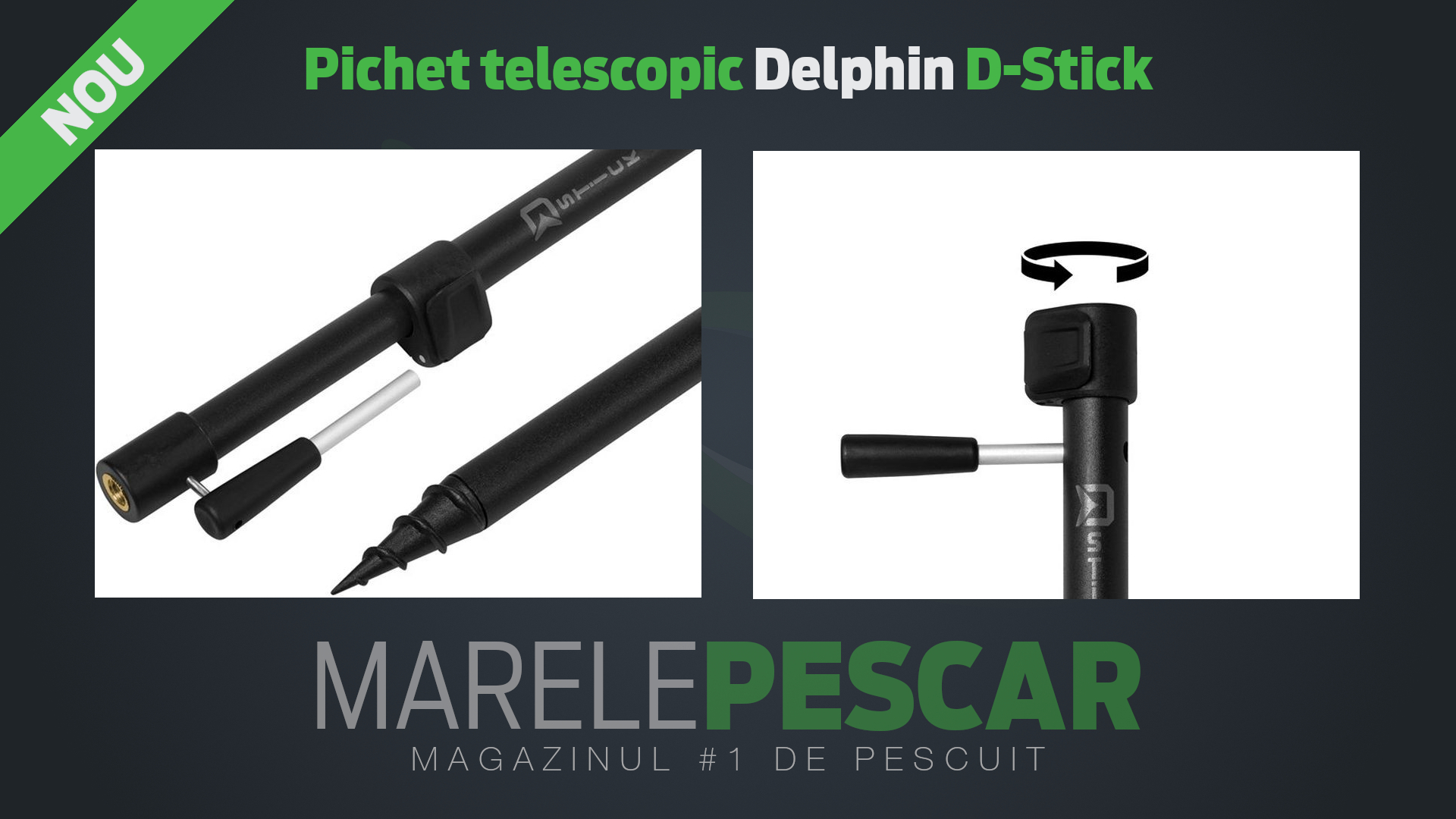 Pichet telescopic Delphin D-Stick