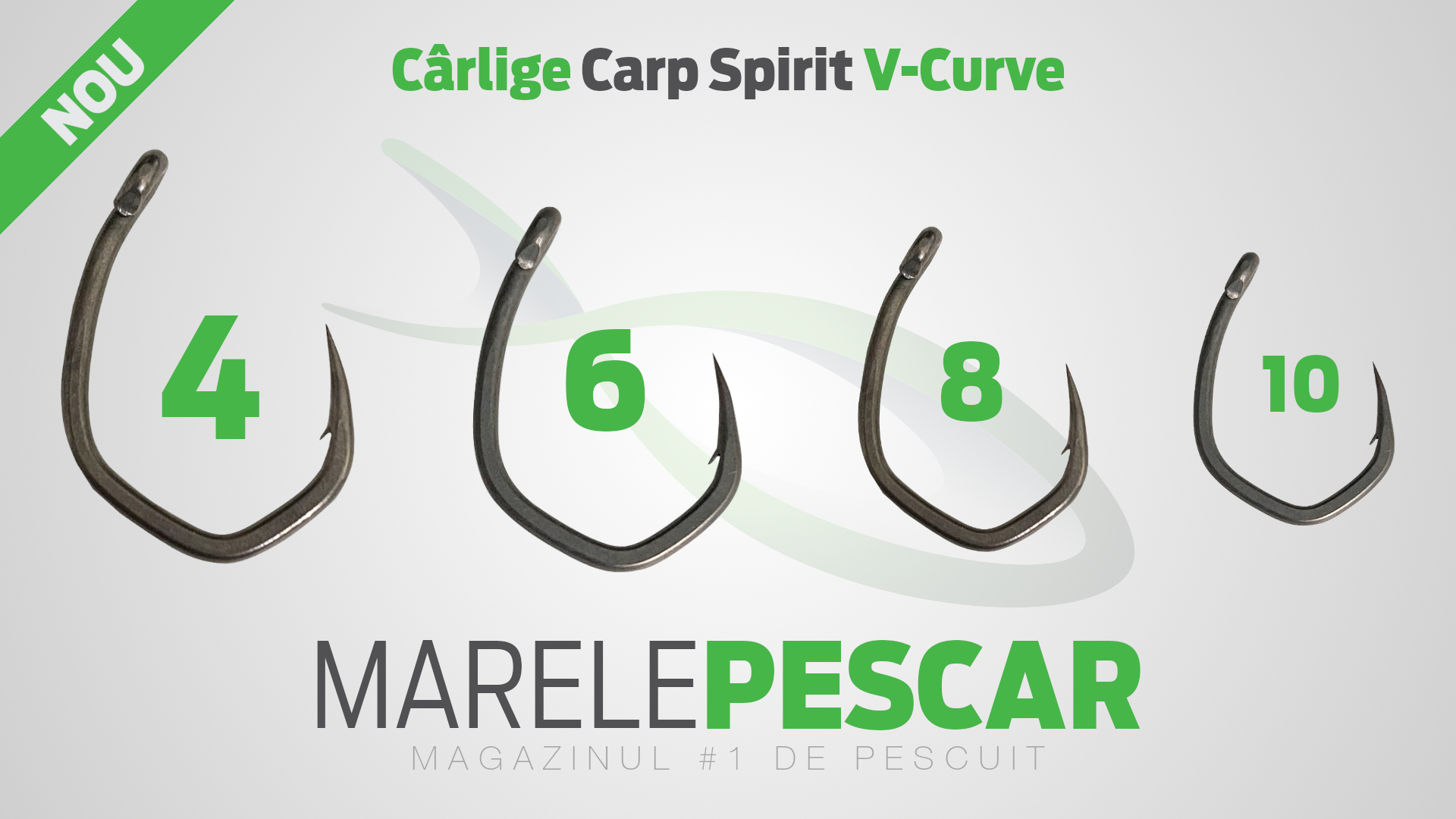 Cârlige Carp Spirit V-Curve