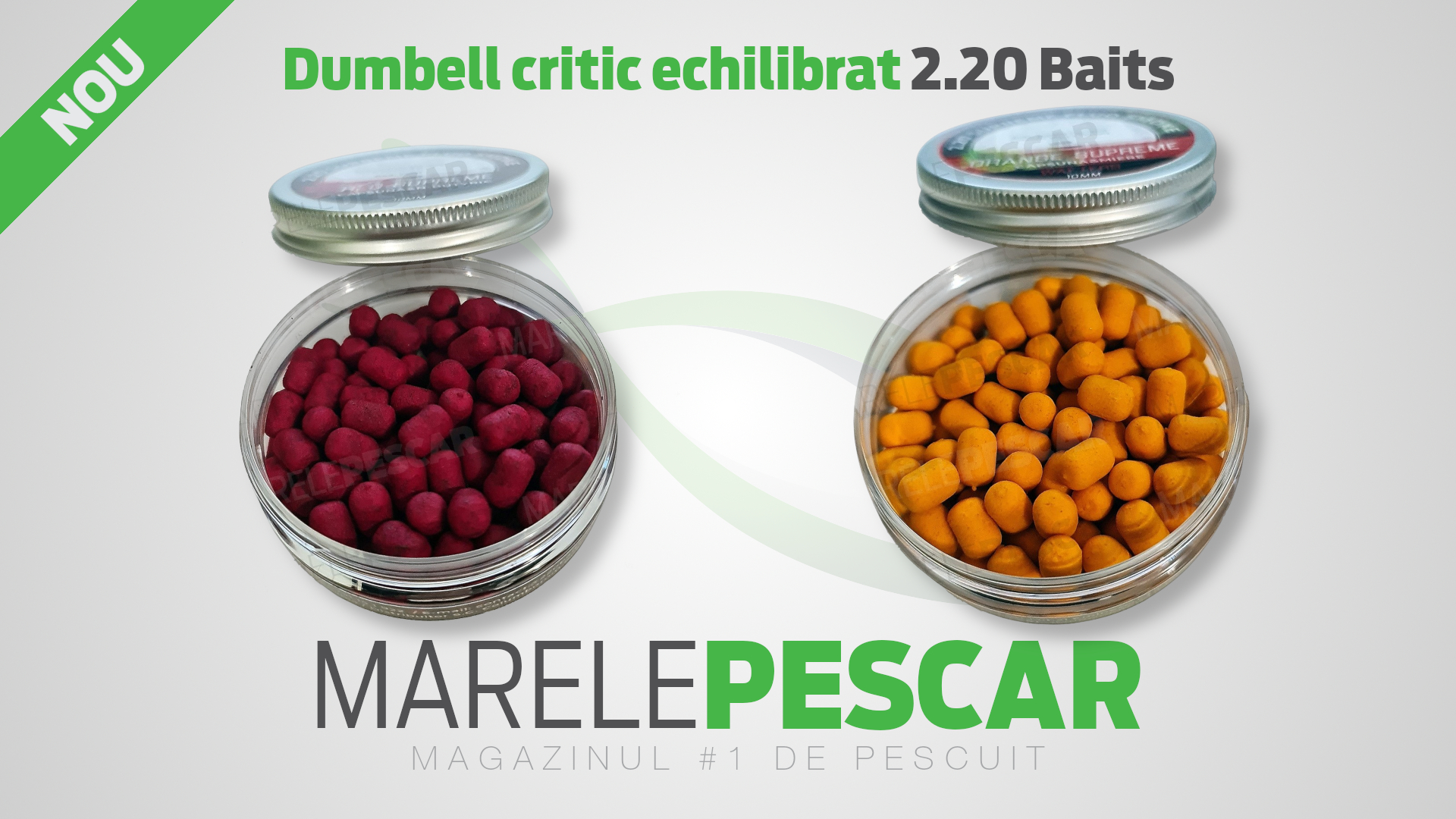 Dumbell critic echilibrat 2.20 Baits Wafter Supreme Fluo Smoke