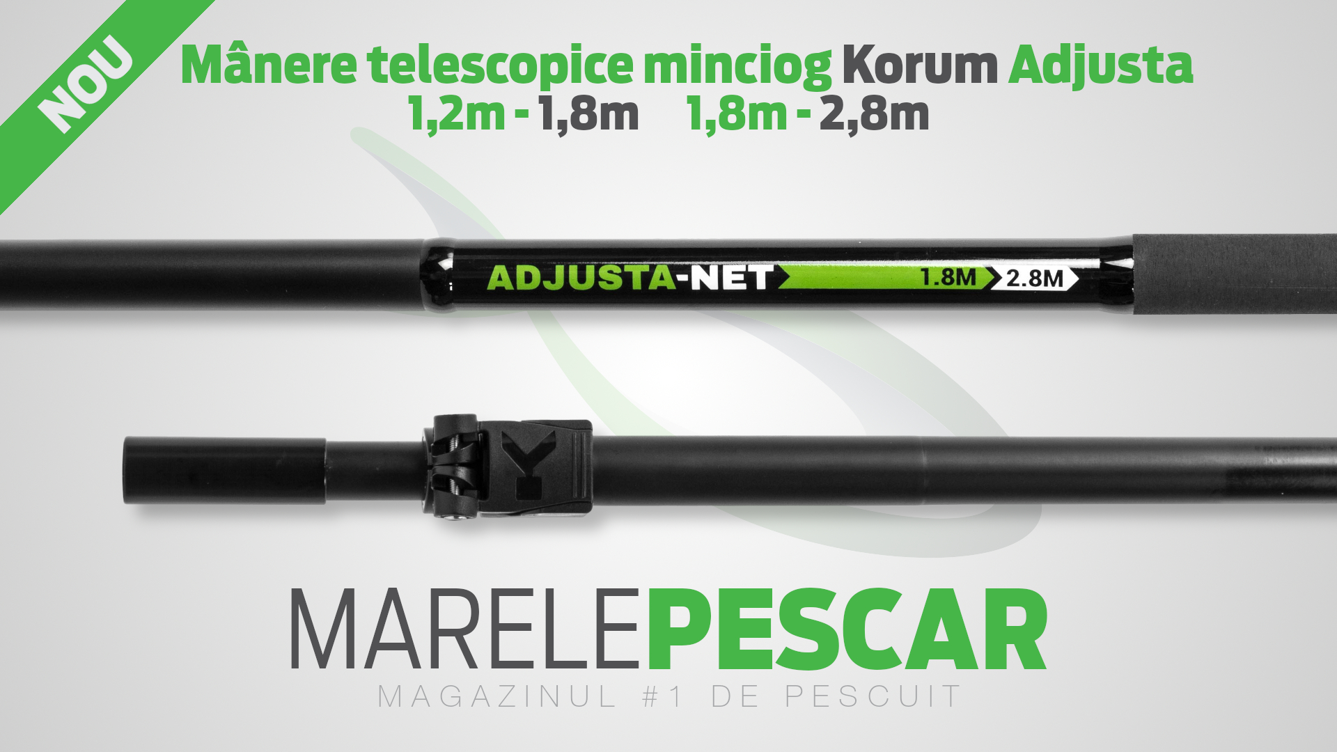 Mânere telescopice minciog Korum Adjusta