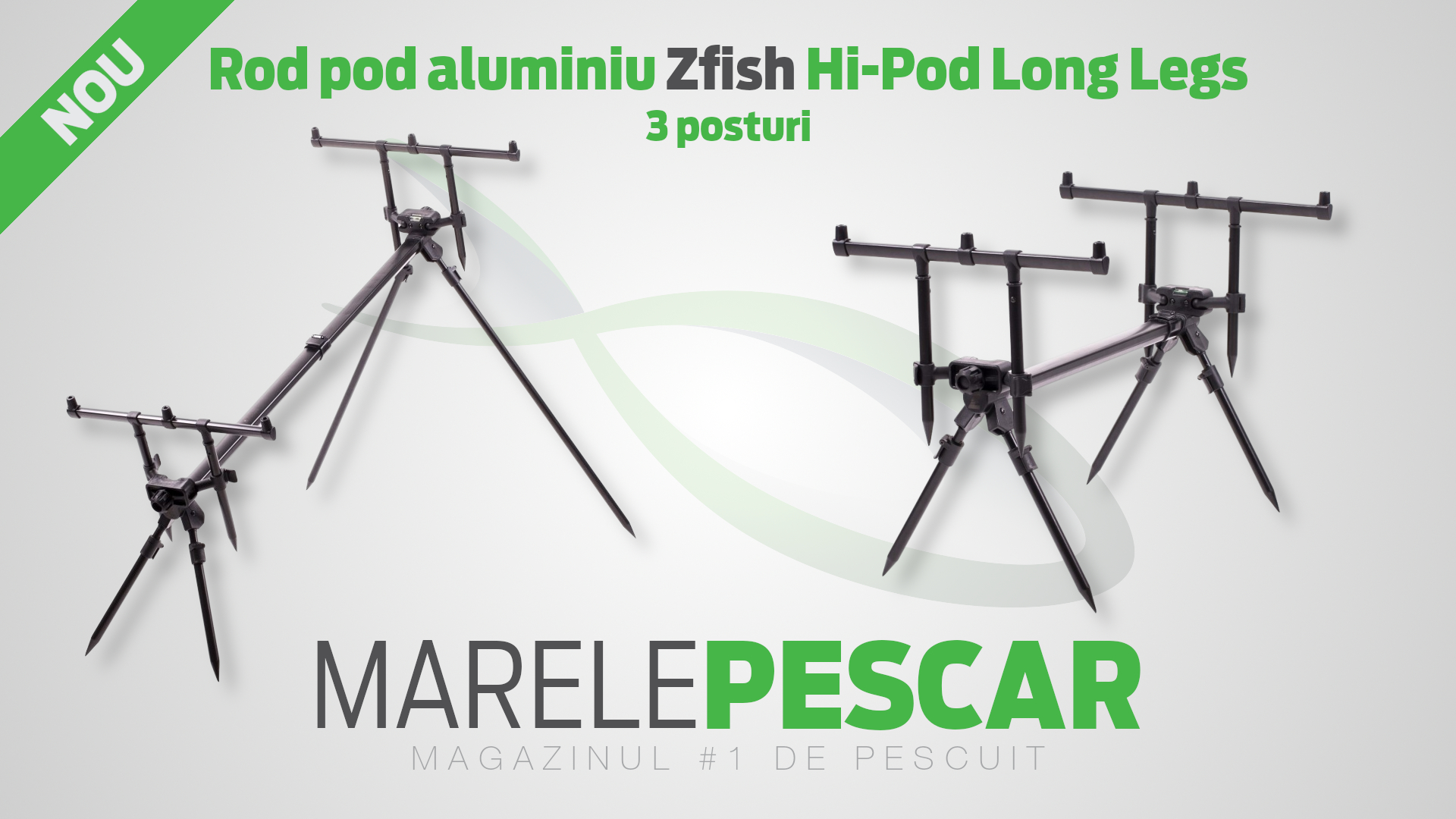 Rod pod aluminiu Zfish Hi-Pod Long Legs