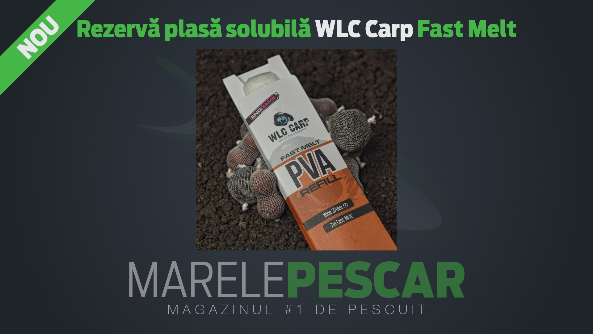 Rezervă plasă solubilă WLC Carp Fast Melt PVA Refill
