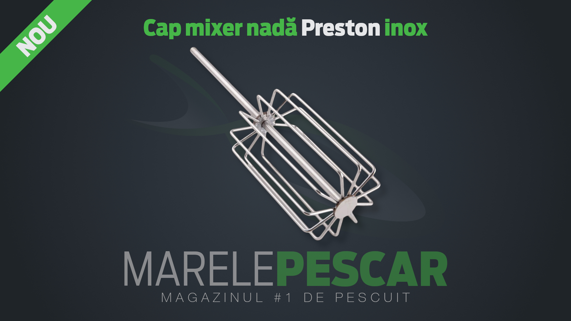 Cap mixer nadă Preston inox