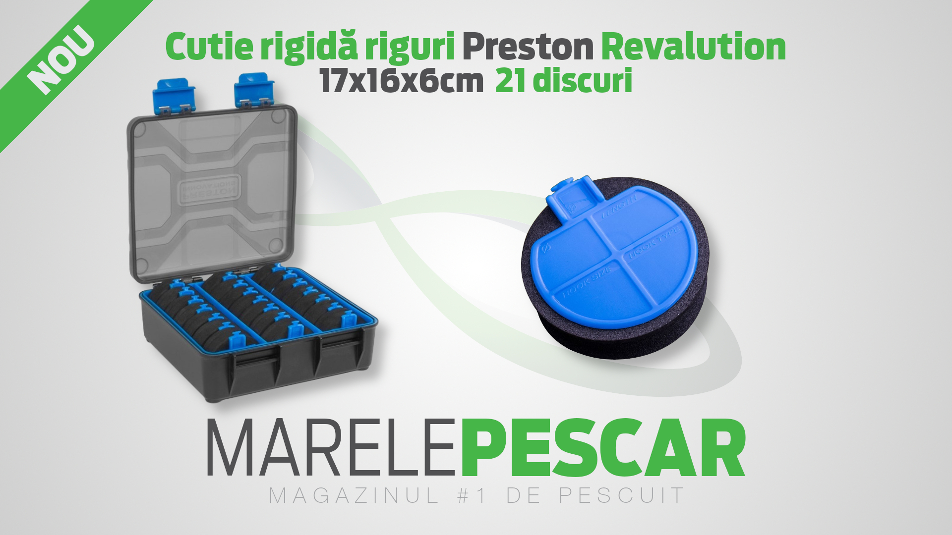 Cutie rigidă pentru riguri Preston Revalution Storage System