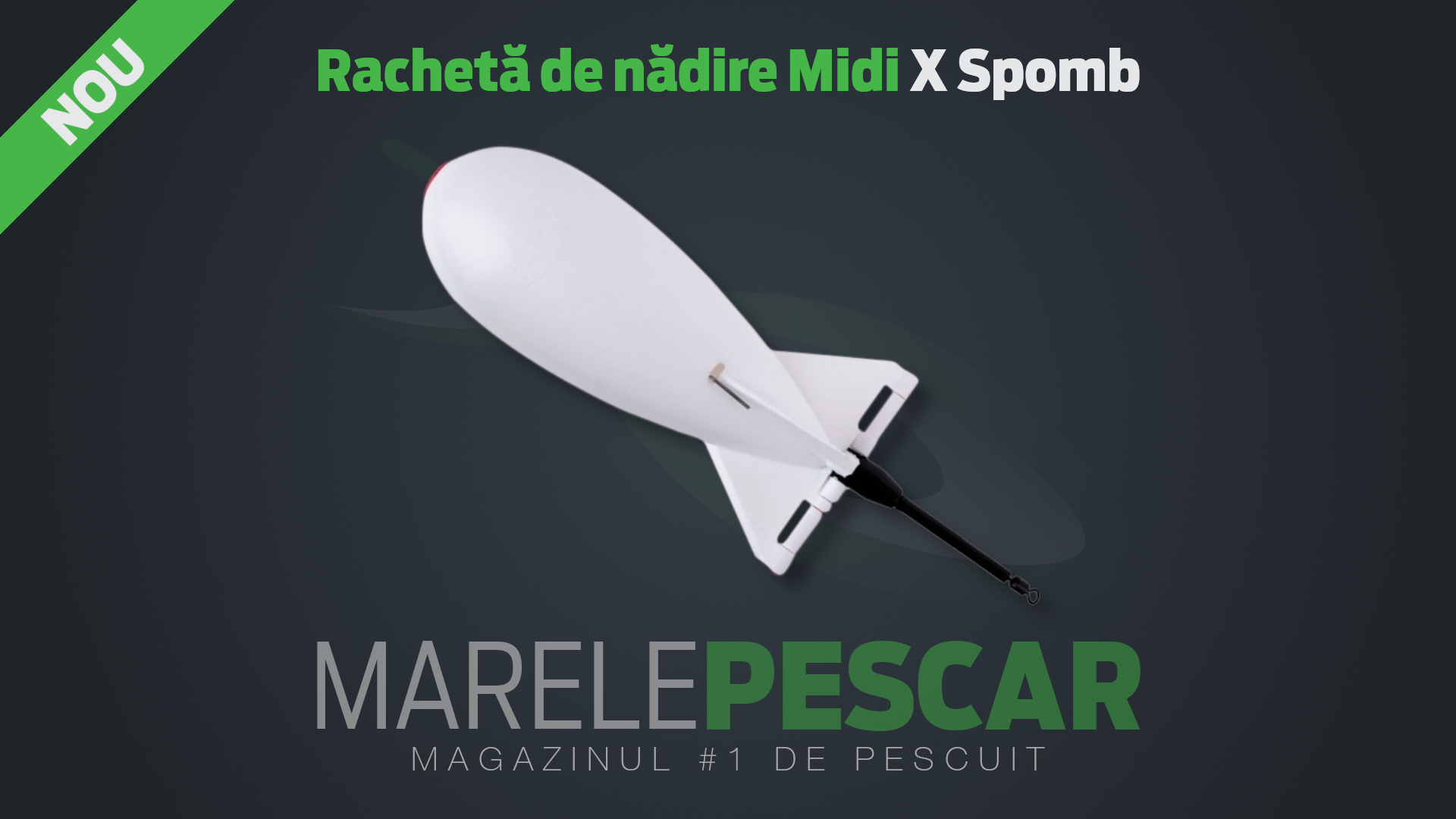 Rachetă de nădire Midi X Spomb