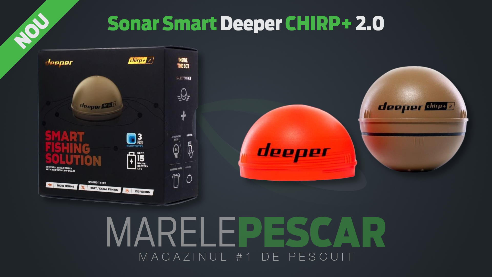 Sonar Smart Deeper CHIRP+ 2.0