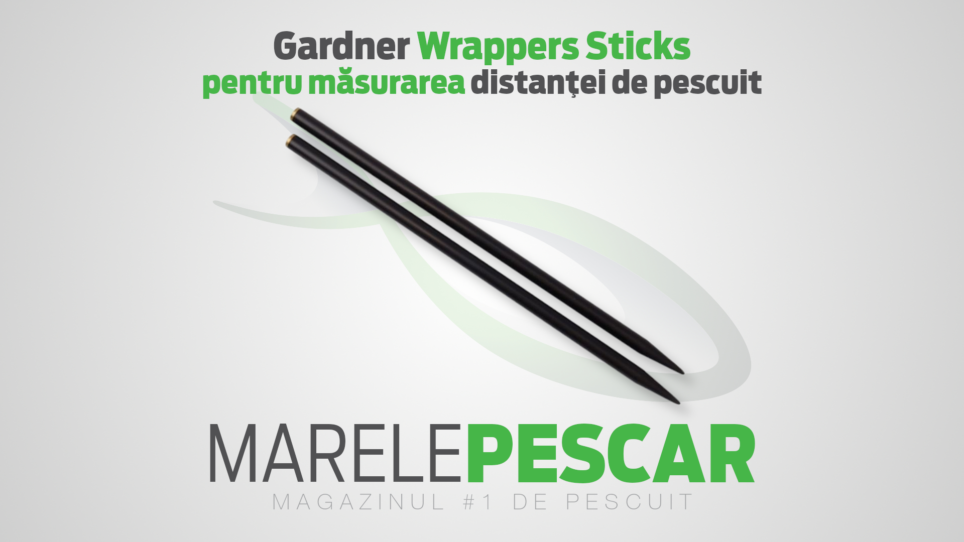 Sistem Gardner Wrappers Sticks pentru măsurarea distanței de pescuit