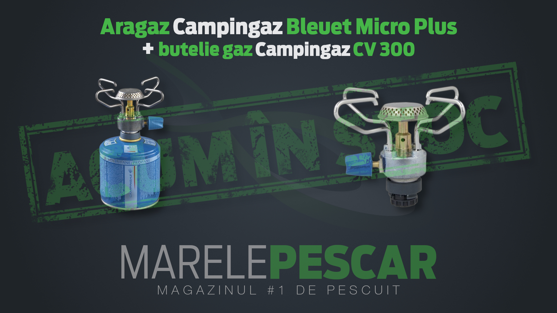 Aragaz Campingaz Bleuet Micro Plus + butelie gaz Campingaz CV 300 (acum în stoc)