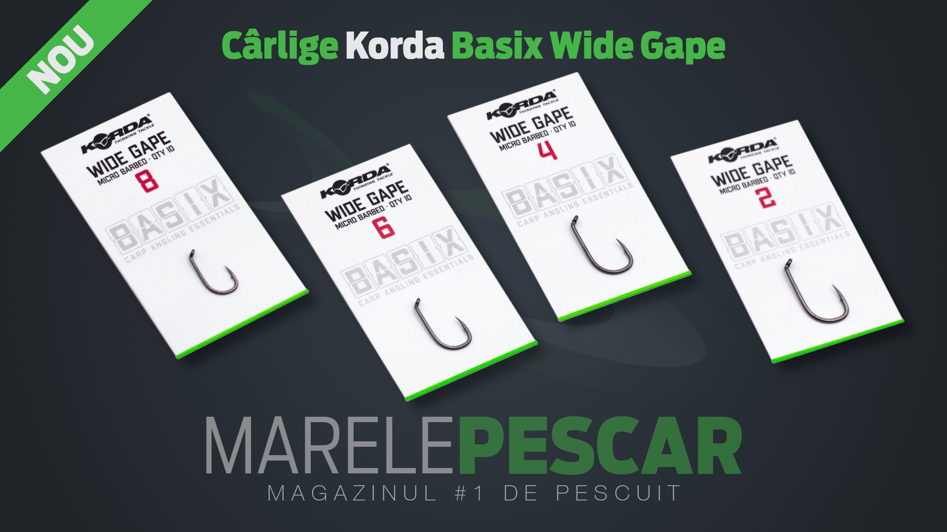 Cârlige Korda Basix Wide Gape