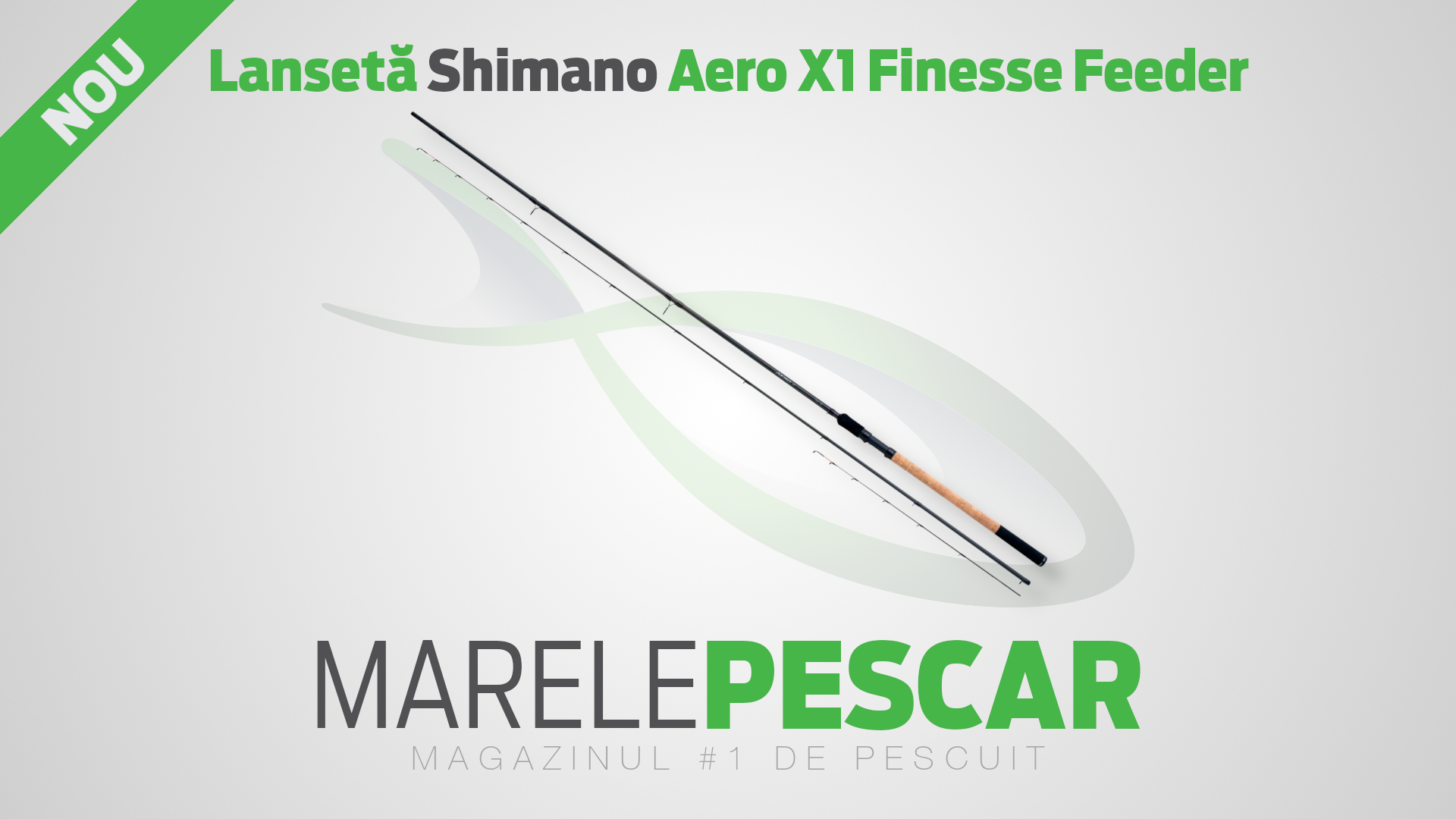 Lansetă Shimano Aero X1 Finesse Feeder