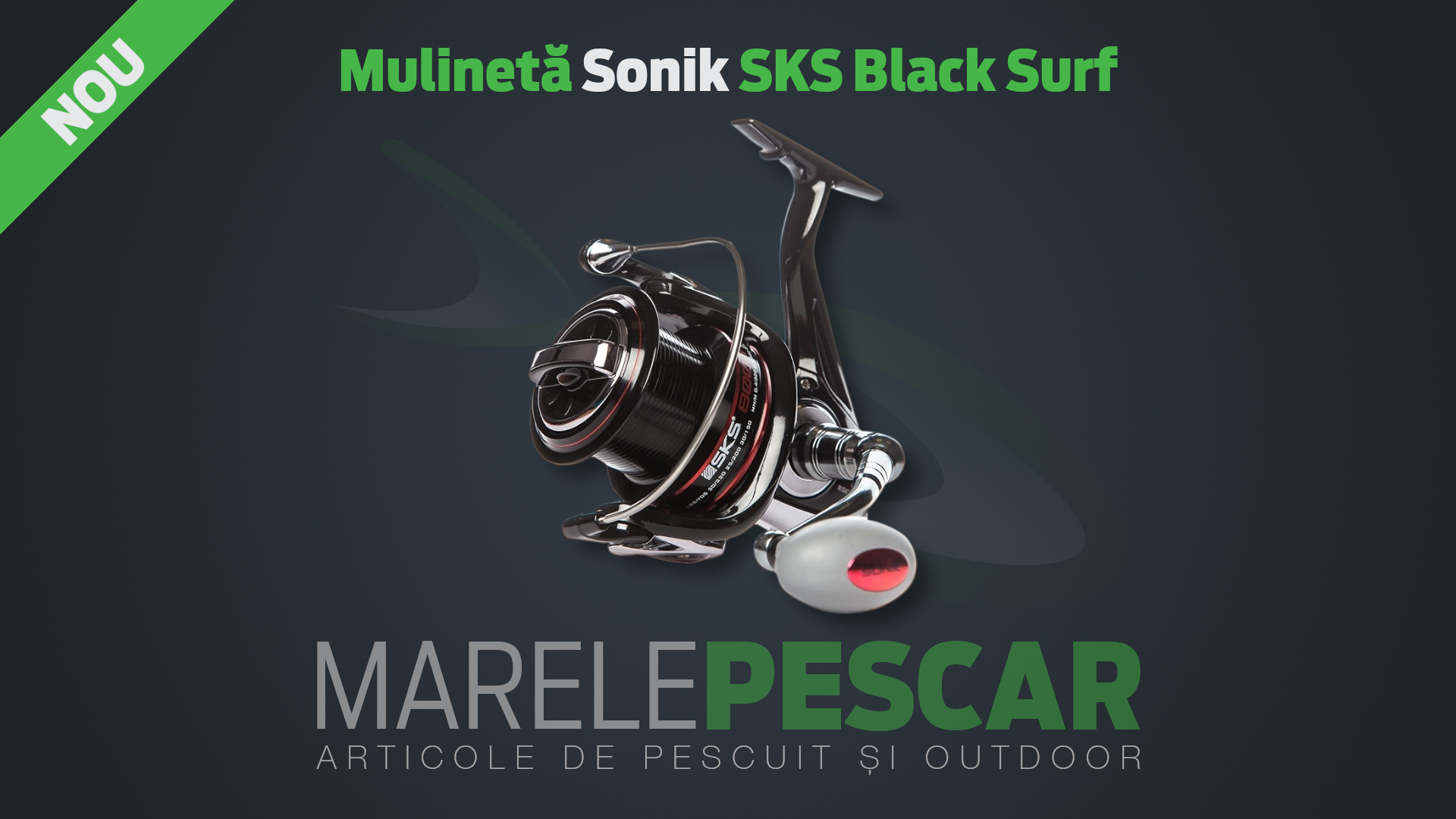 Mulinetă Sonik SKS Black Surf