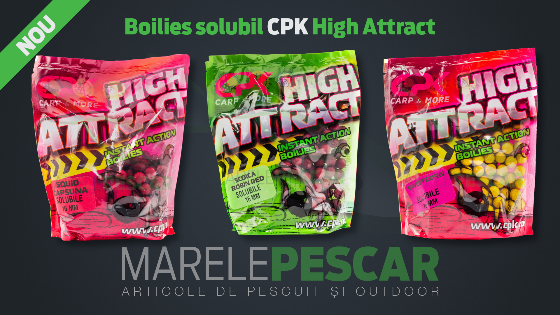 Boilies solubil CPK High Attract