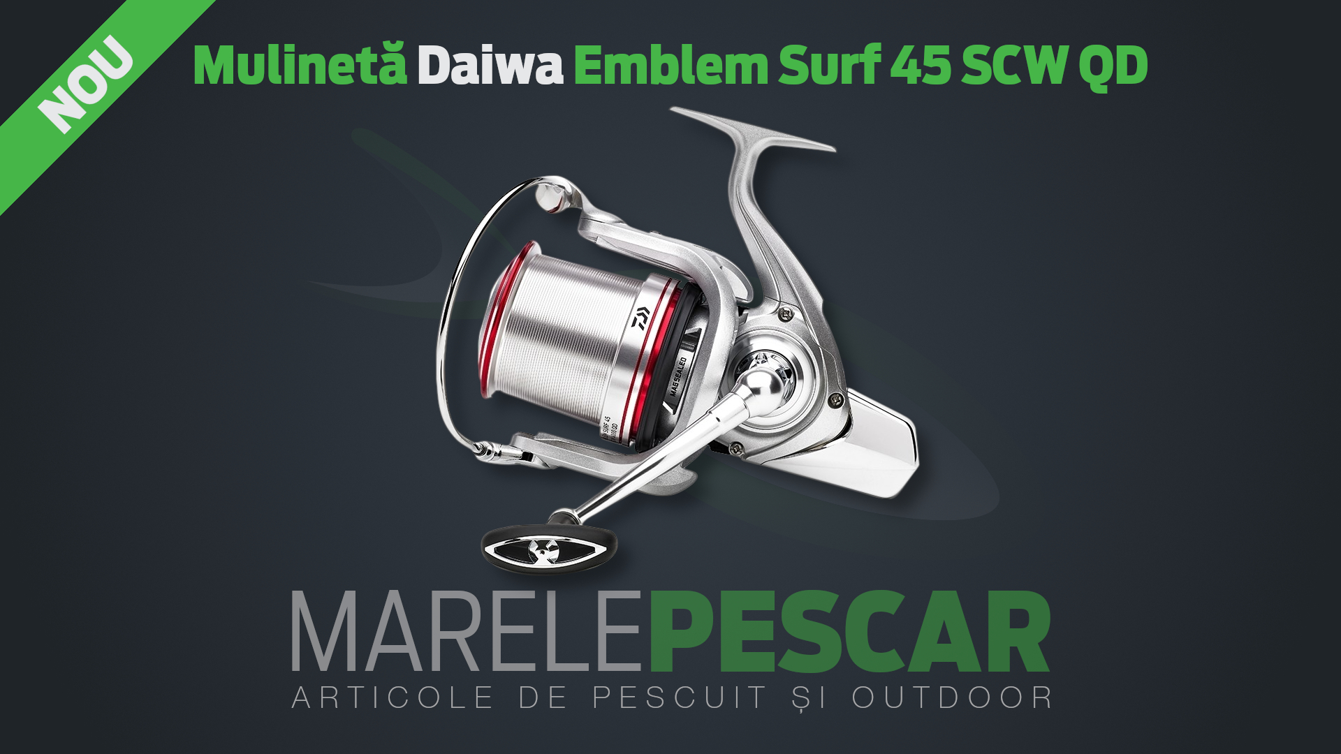 Mulinetă Daiwa Emblem Surf 45 SCW QD