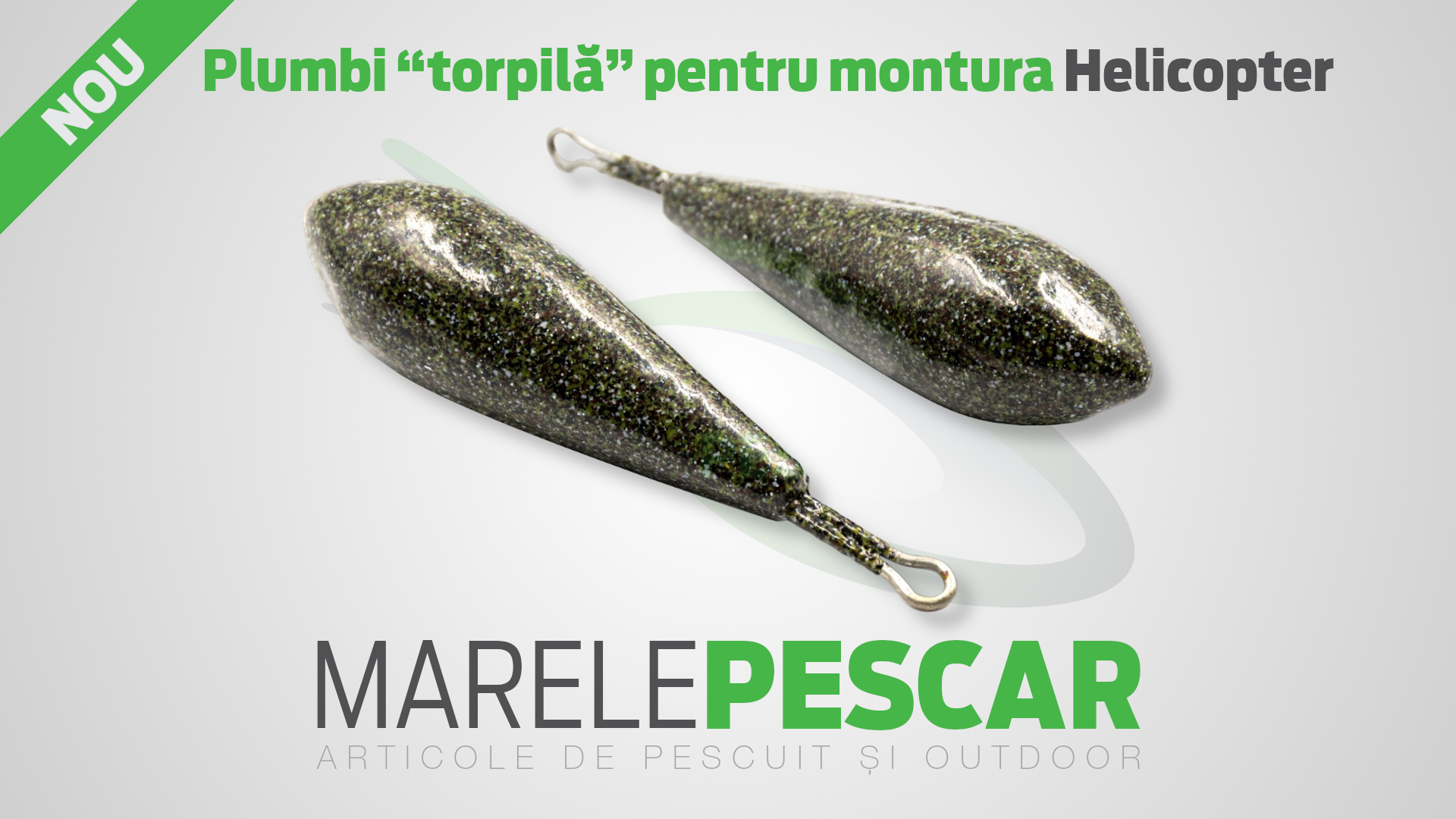 Plumbi “torpilă” pentru montura Helicopter