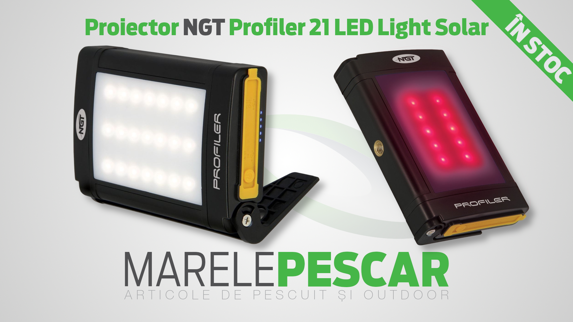 Proiector NGT Profiler 21 LED Light Solar (în stoc)