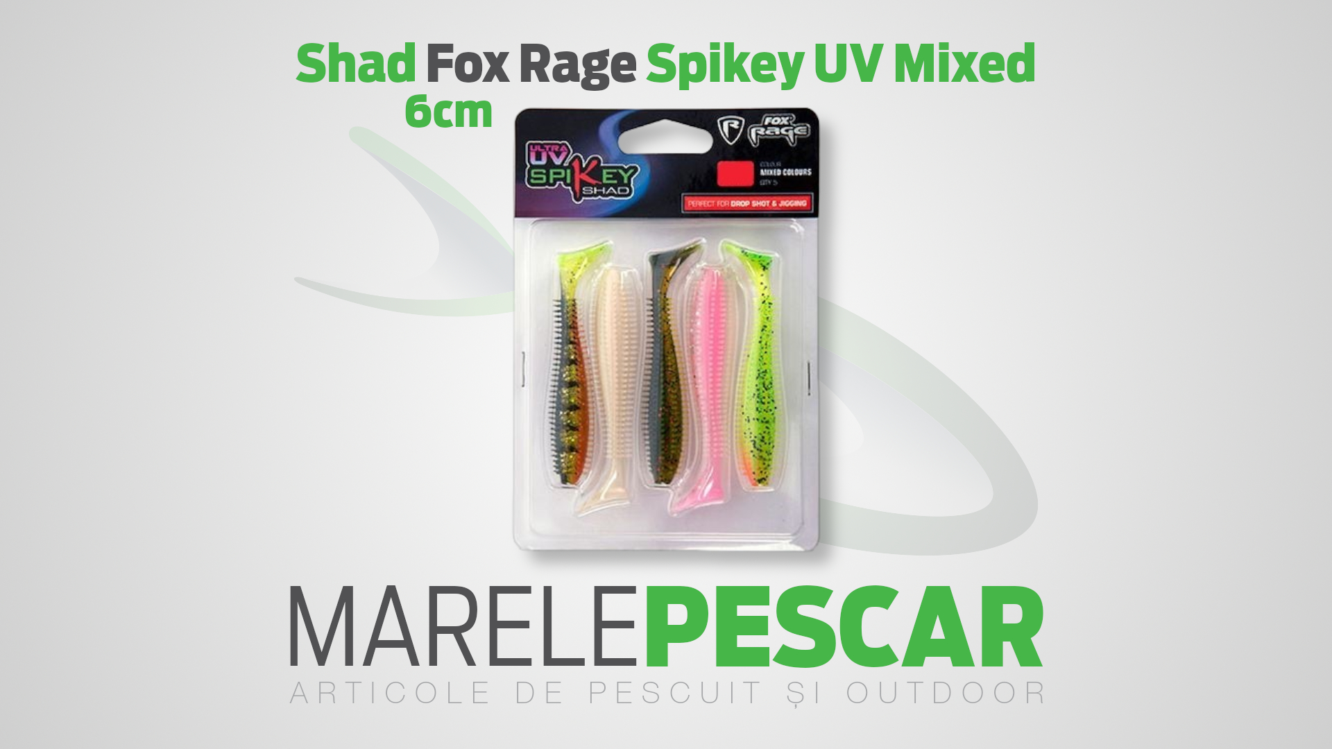 Shad Fox Rage Spikey UV Mixed