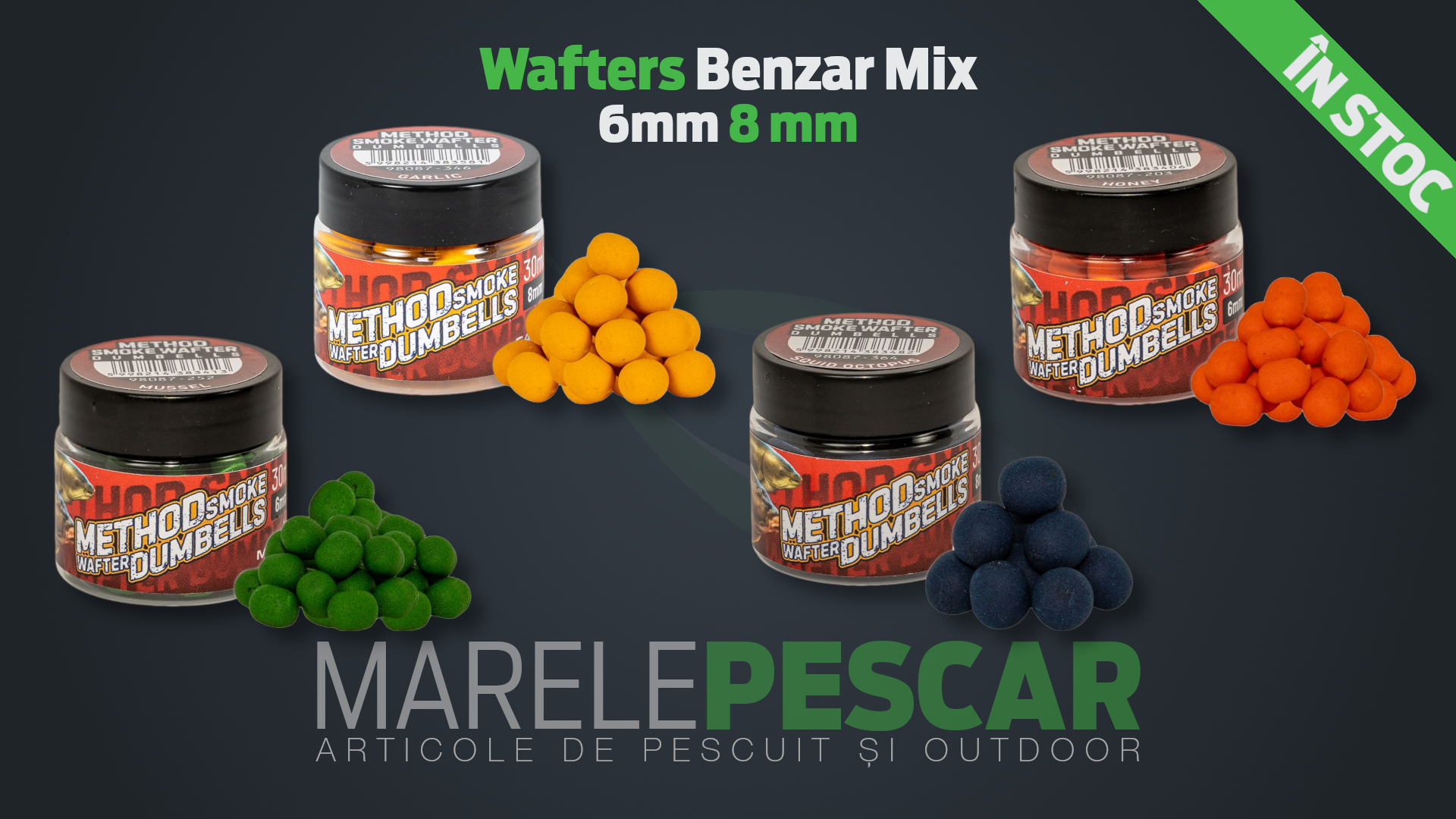 Dumbell critic echilibrat Benzar Mix Smoke Wafter (în stoc)