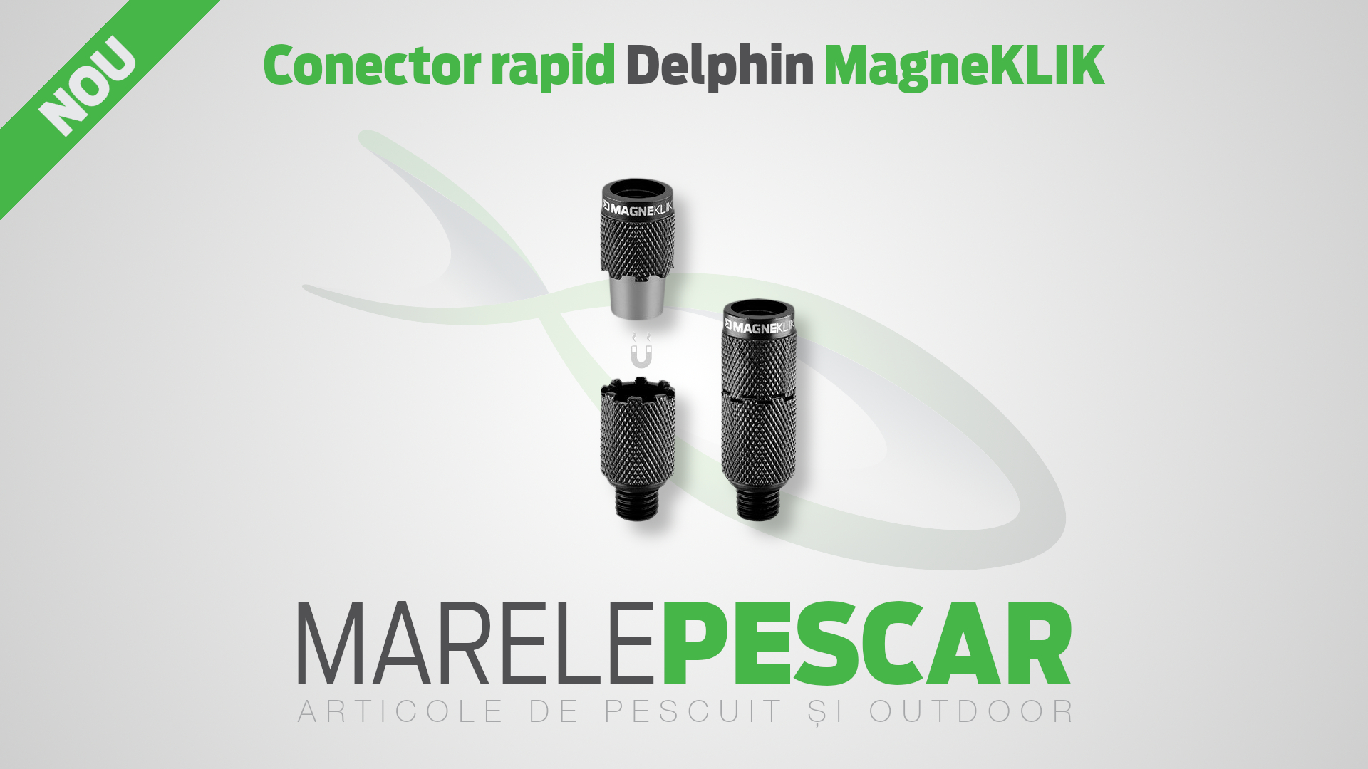 Conector rapid Delphin MagneKLIK pentru avertizoare 