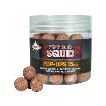 Pop Up Dynamite Baits Peppered Squid Foodbait, 15mm, 80g