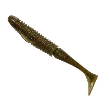 Shad DUO Realis Boostar Wake, Green Pumpkin Red Flake, 12.7cm, 5buc/plic