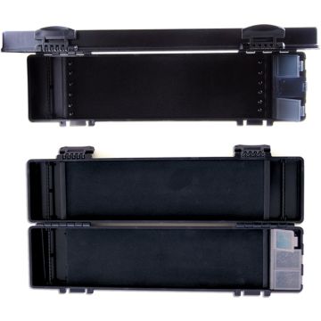 Penar Rigid pentru Riguri Carp Spirit Double Terminal Tackle Box, 34x9.5x4.5cm
