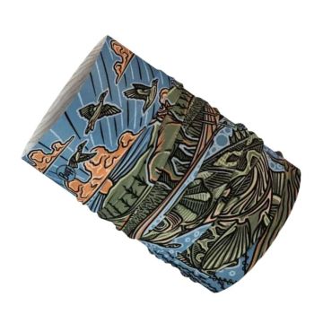 Bandana Buff Coolnet UV+, Casey Underwood Bass Scape Mul
