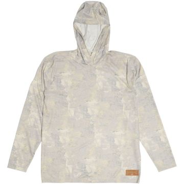 Bluza Simms Tech Hoody Artist Series, Windy Lunar Grey
