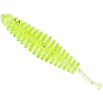Naluca Lucky John Tricky Worm, Lime Chartreuse, 5cm, 10buc/borcan