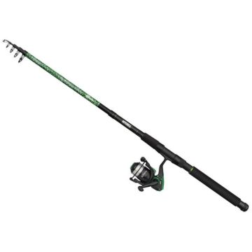 Combo Spinning Mitchell Catch Pro II Telespin 242, 2.40m, 10-30g, 2buc + Mulineta 3000 Front Drag + Fir