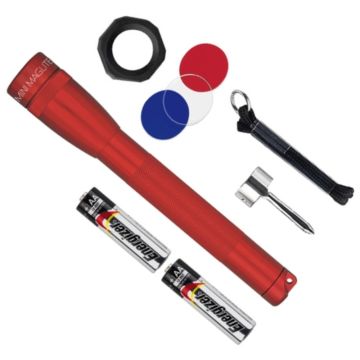 Lanterna MagLite LED 2 Cell AAA Flashlights Combo Pack, Red, Blister