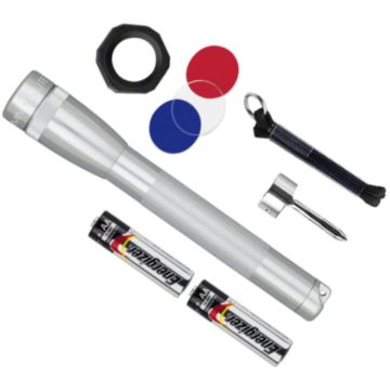 Lanterna MagLite LED 2 Cell AAA Flashlights Combo Pack, Silver, Blister